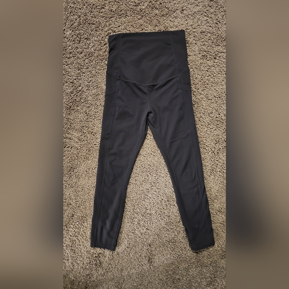 🌟5 for $56🌟 Fabletics PureLuxe High-Waisted Maternity Leggings Gray XS EUC